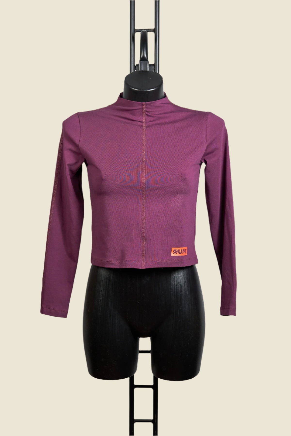 Women's long sleeve t-shirt - Aubergine