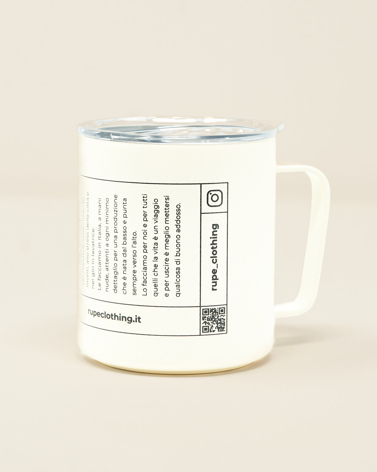 MIIR Sandsteinweiß Camp-Becher