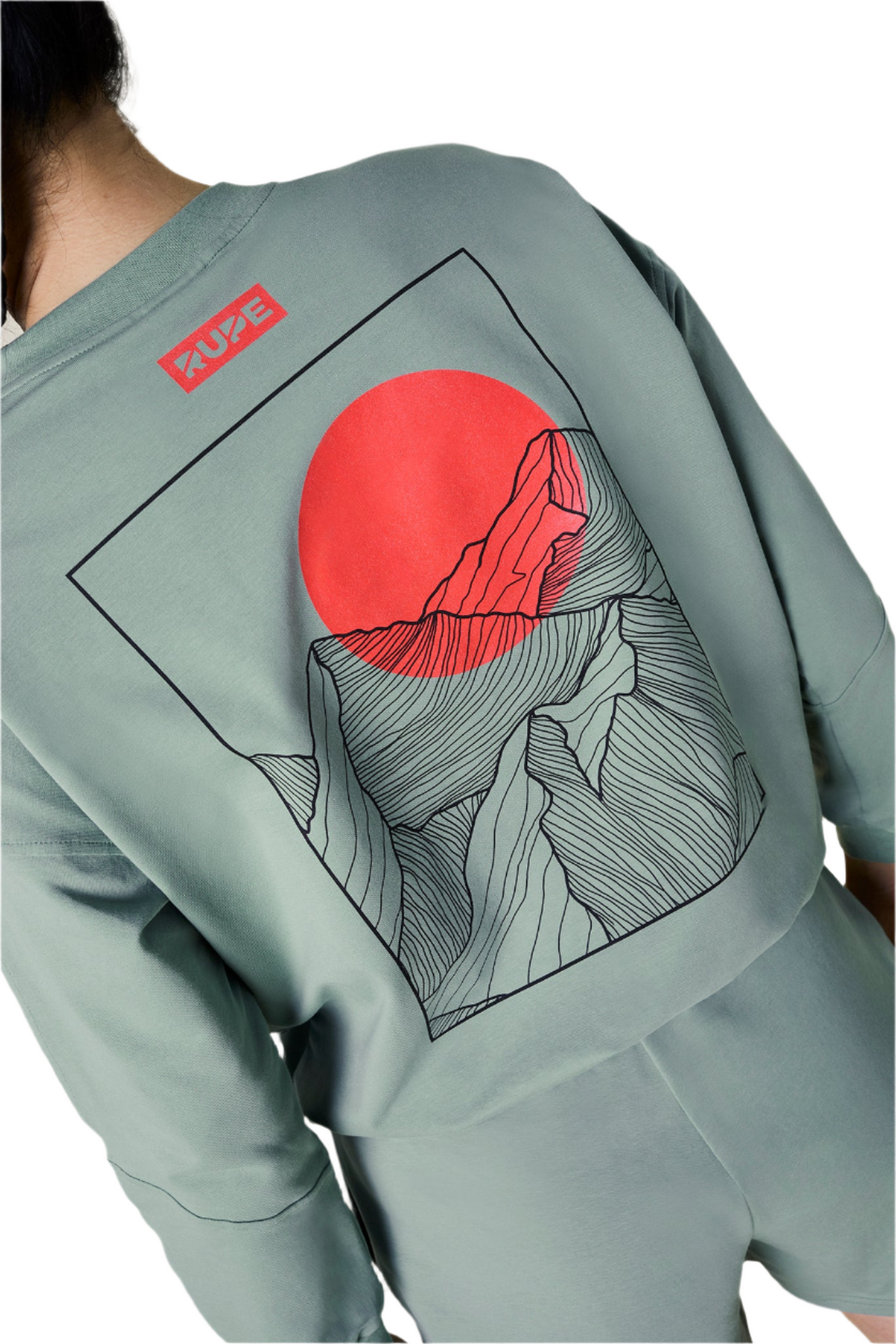 Leichtes Damen-Sweatshirt – Dark Mint