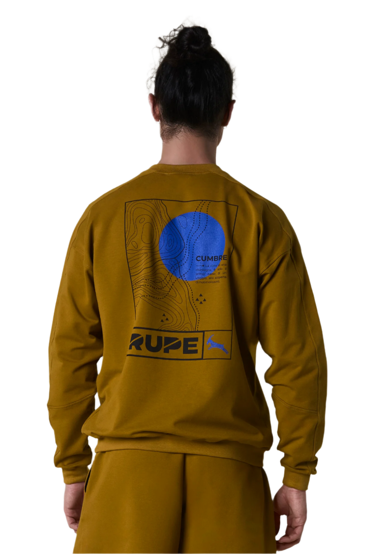 Lightweight men's sweatshirt Olive Green | Rupe