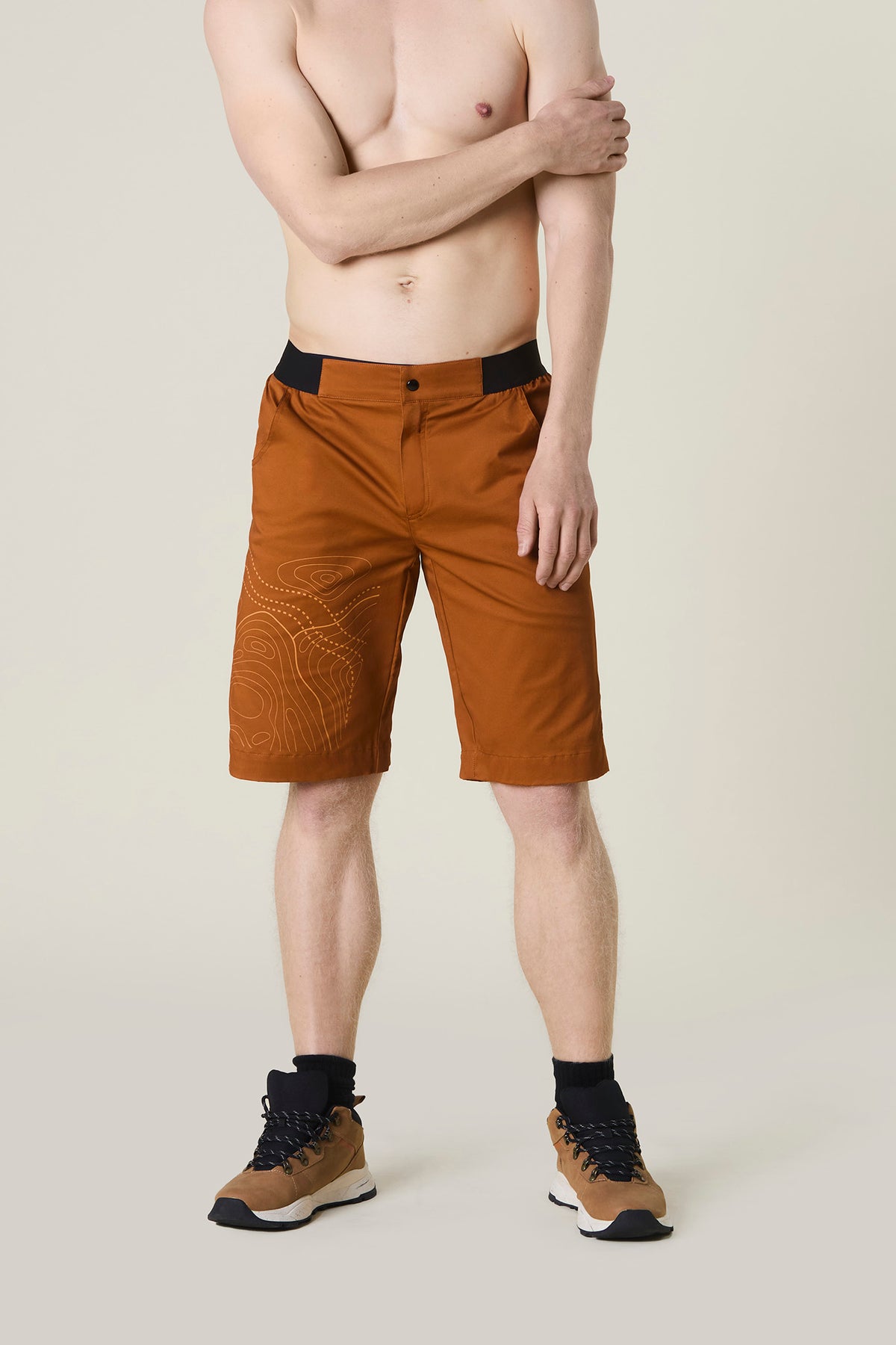 Karakorum – Kletter-Shorts Herren – Copper