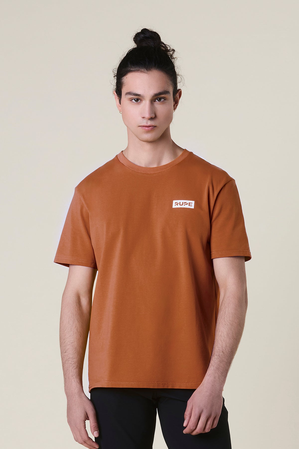 Men's Cotton T-Shirt - Amber