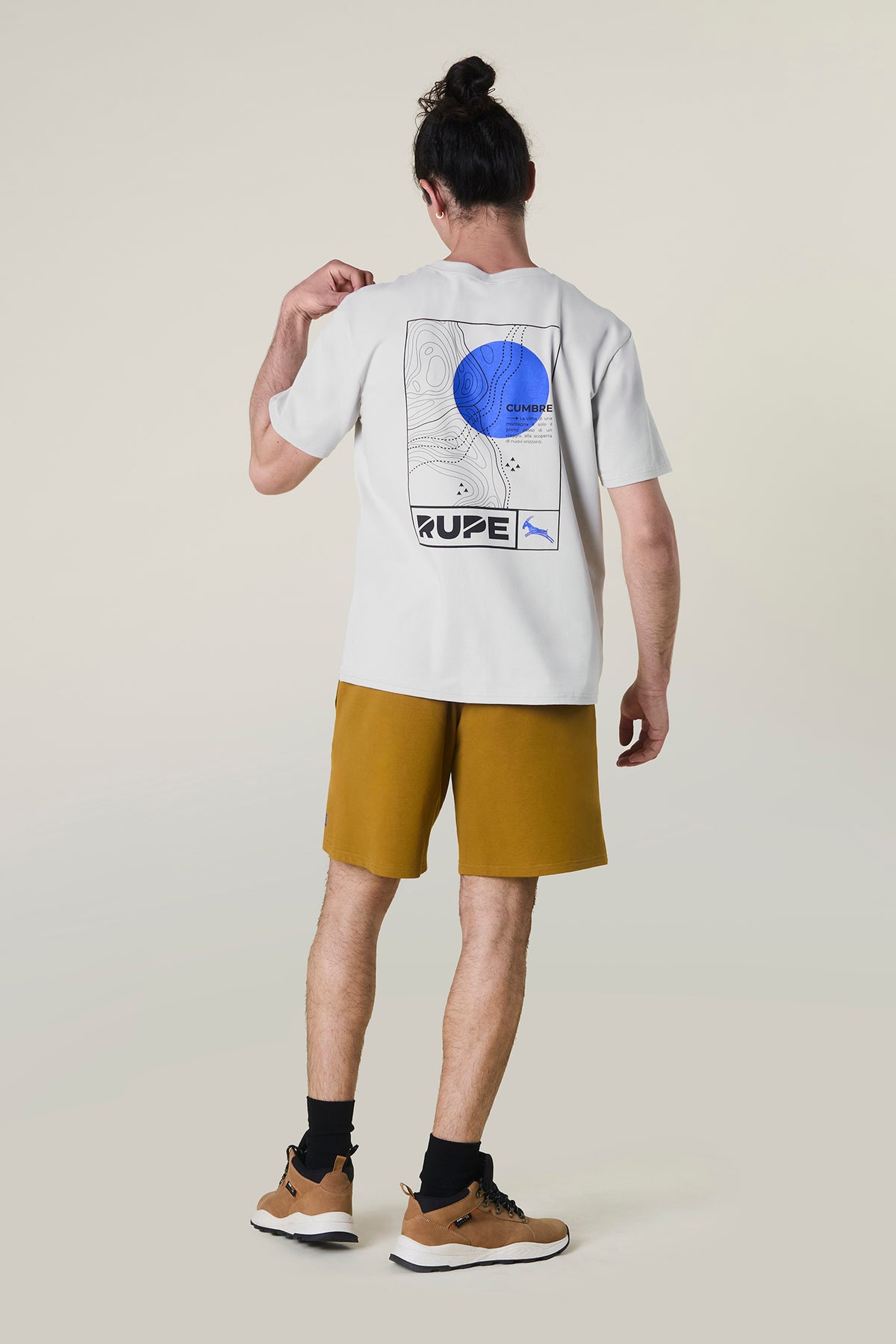 Herren-T-Shirt aus Baumwolle - Hellgrau