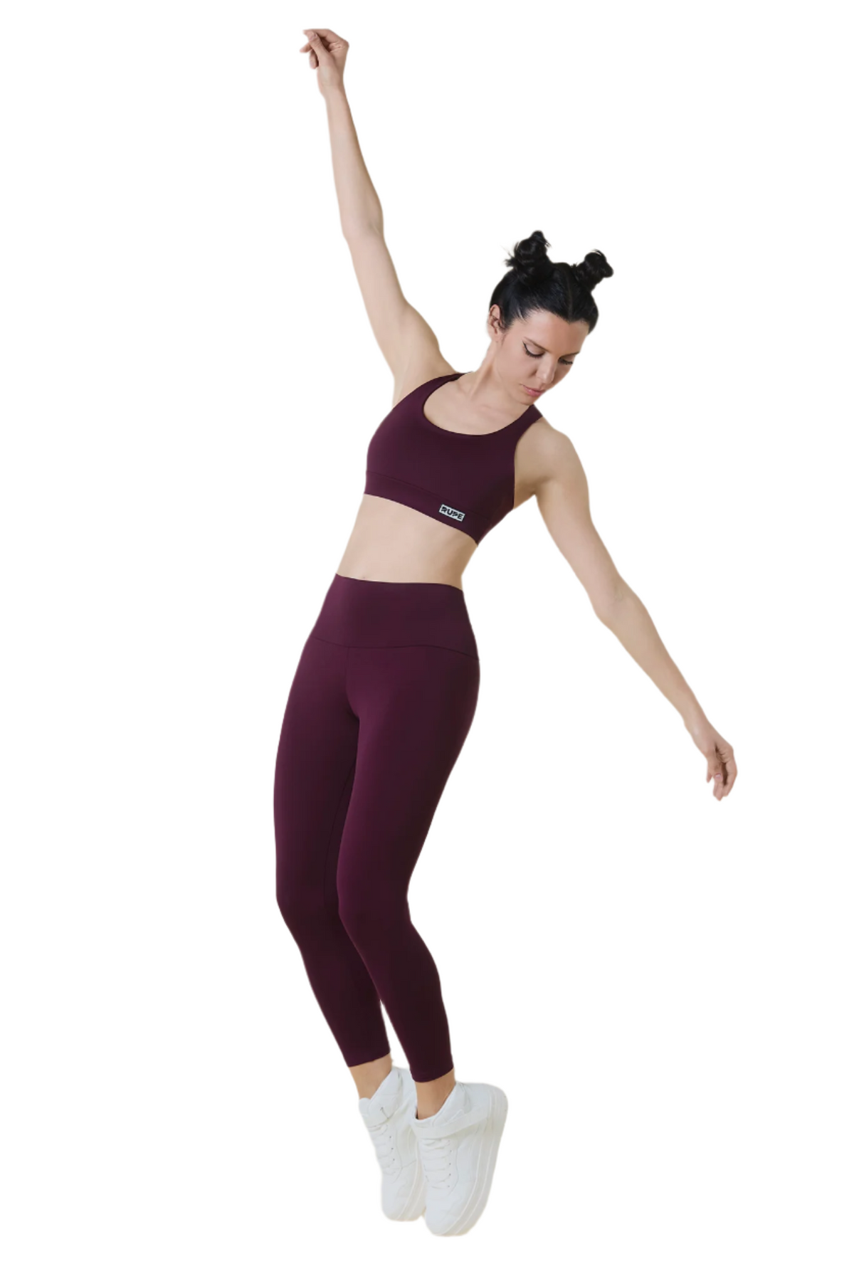 Monochrome Braided Sports Top - Ladder-Proof