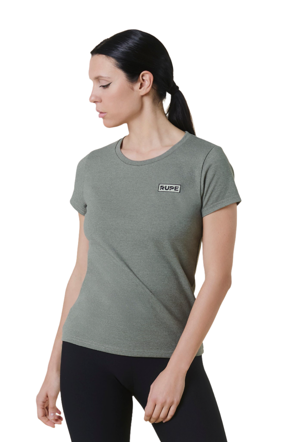 Women's Pomice T-shirt - Olive Green