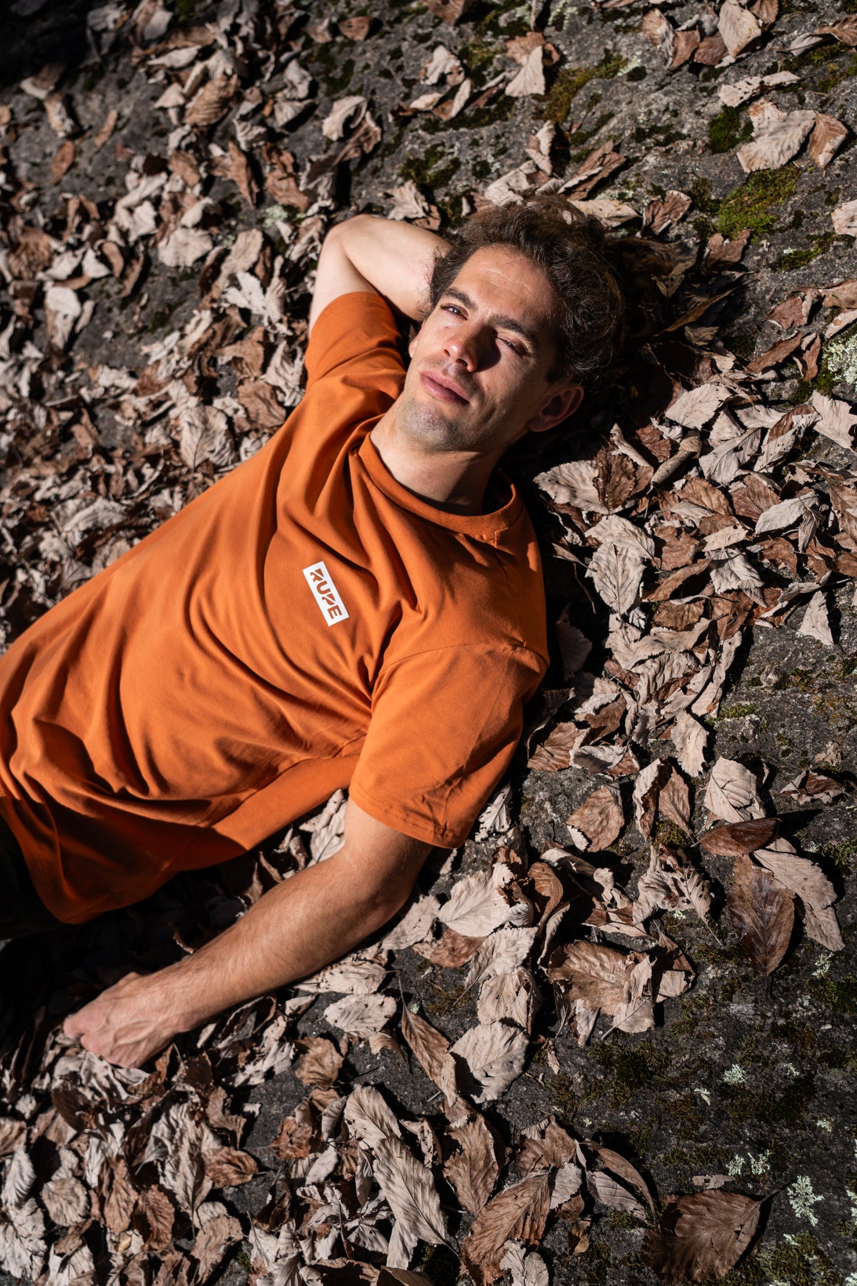 Men's Cotton T-Shirt - Amber