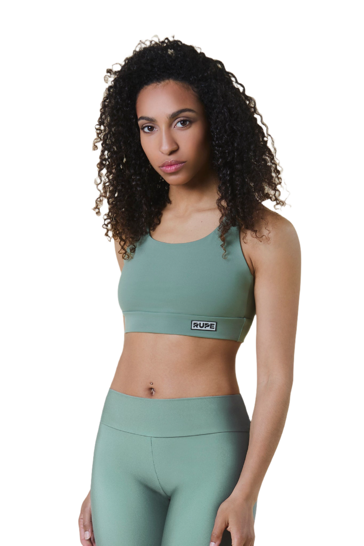 Monochrome Braided Sports Top - Ladder-Proof