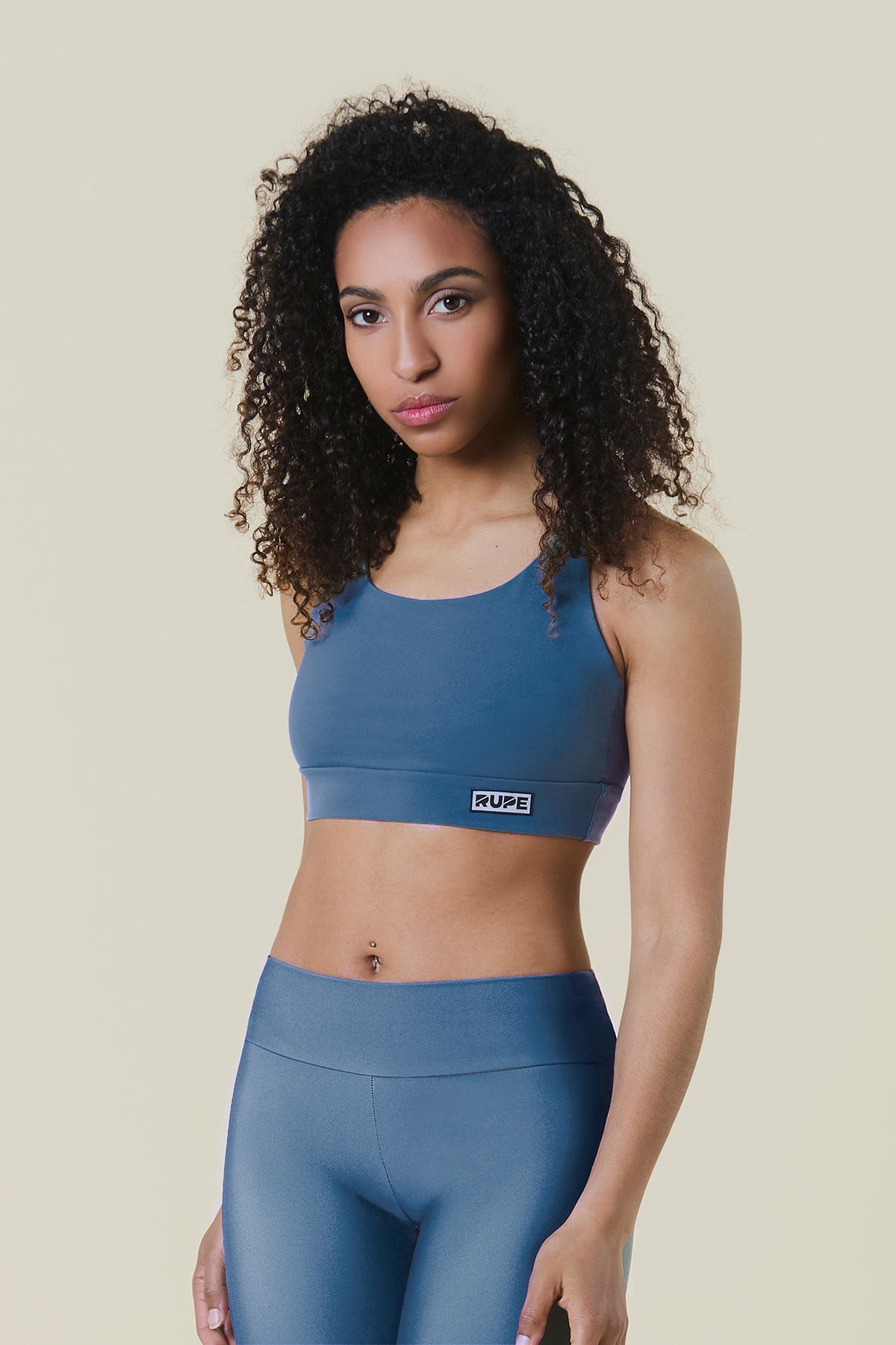 Monochrome Braided Sports Top - Ladder-Proof