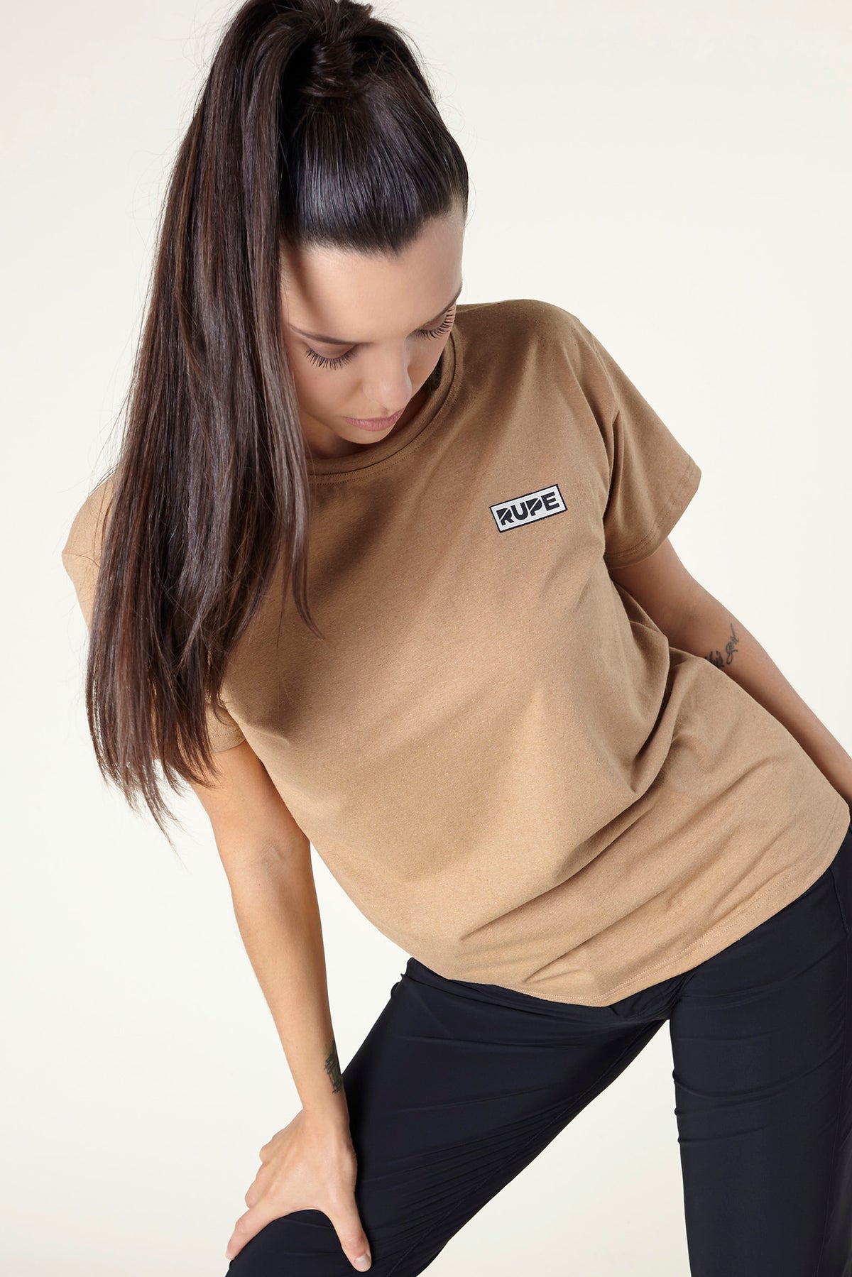 T-Shirt Pomice Tabak - Unisex