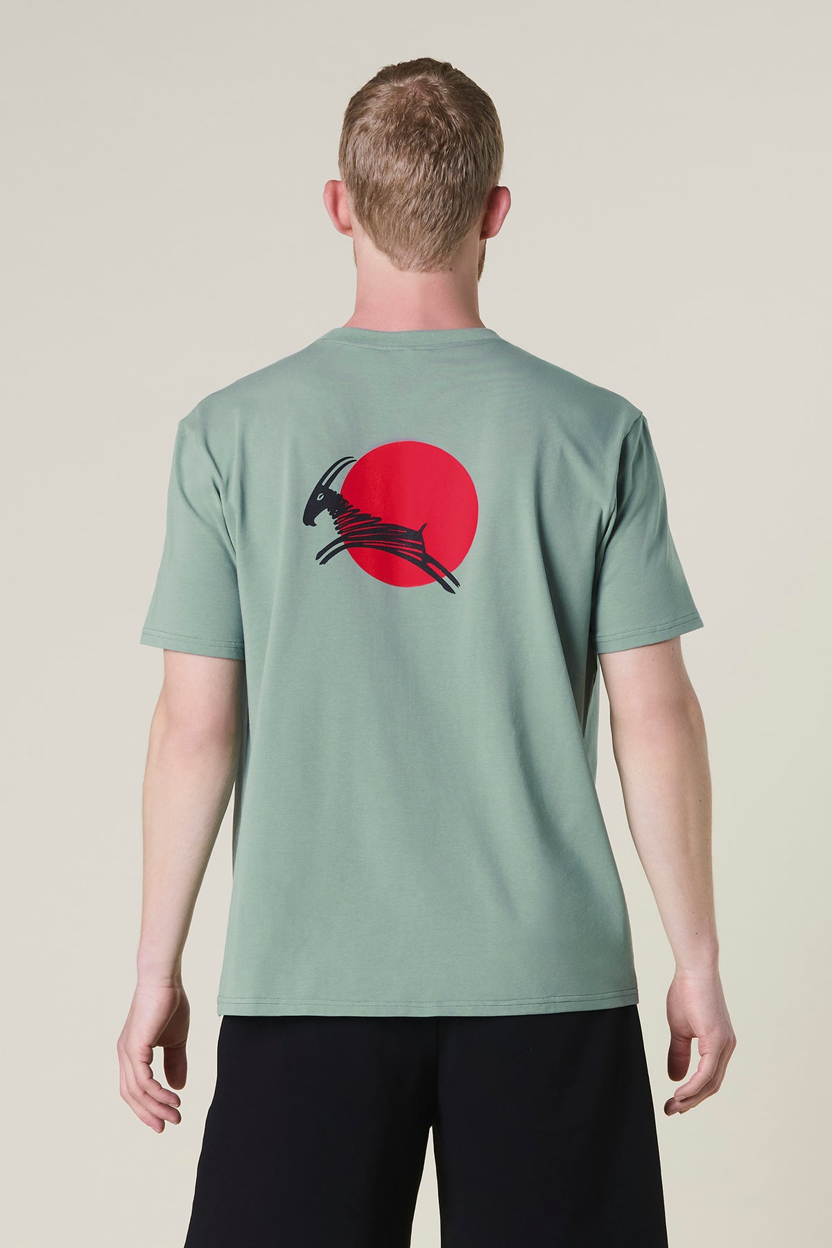 T-Shirt aus Baumwolle – Herren – Dark Mint