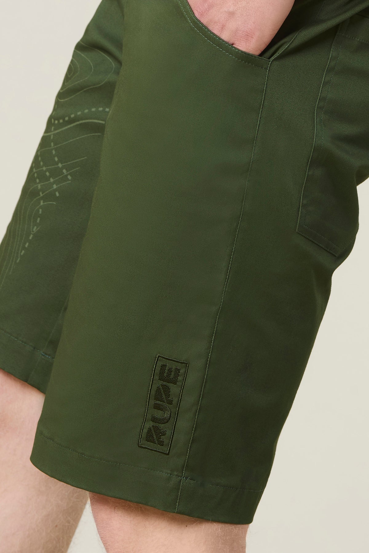 Kurze Kletterhose Karakorum Grün - Herren