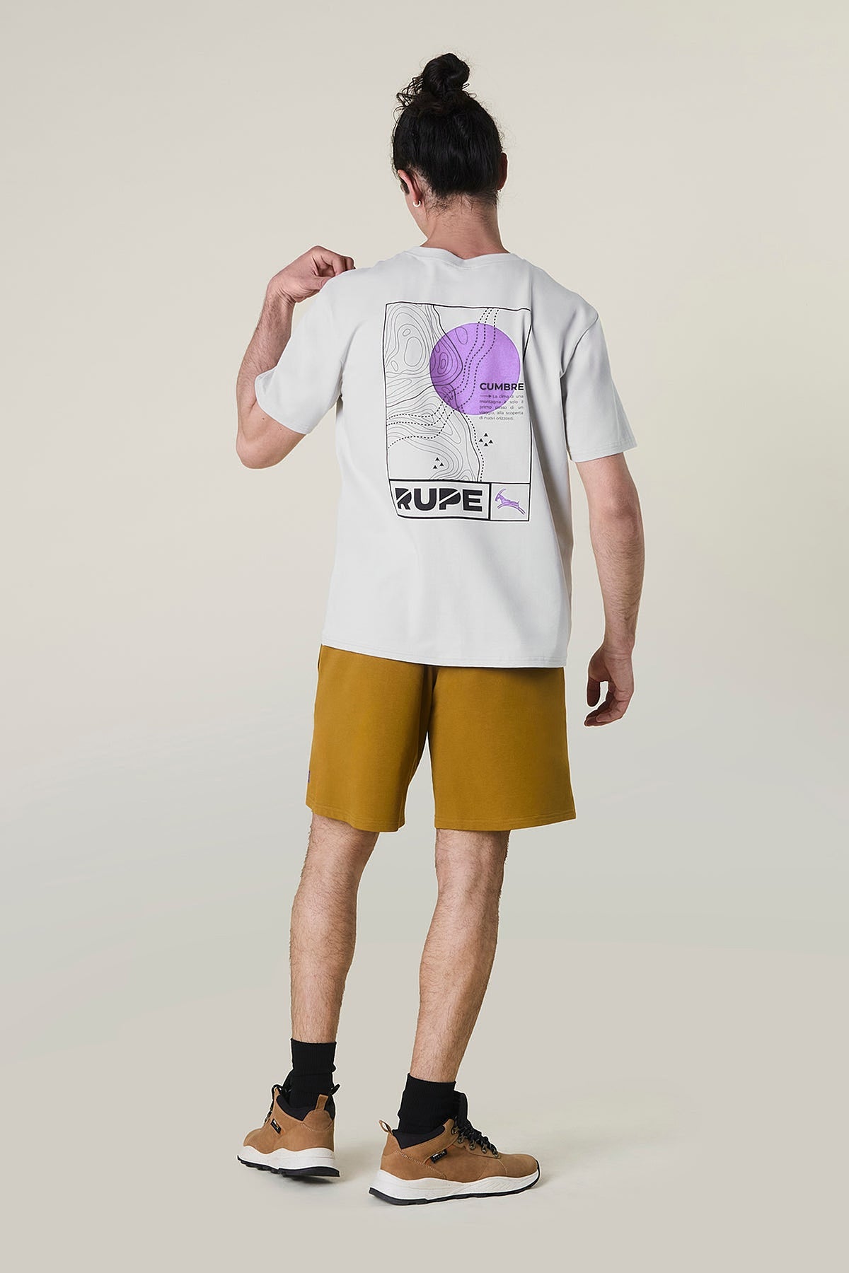 Men's Cotton T-Shirt - Light Grey Lilla