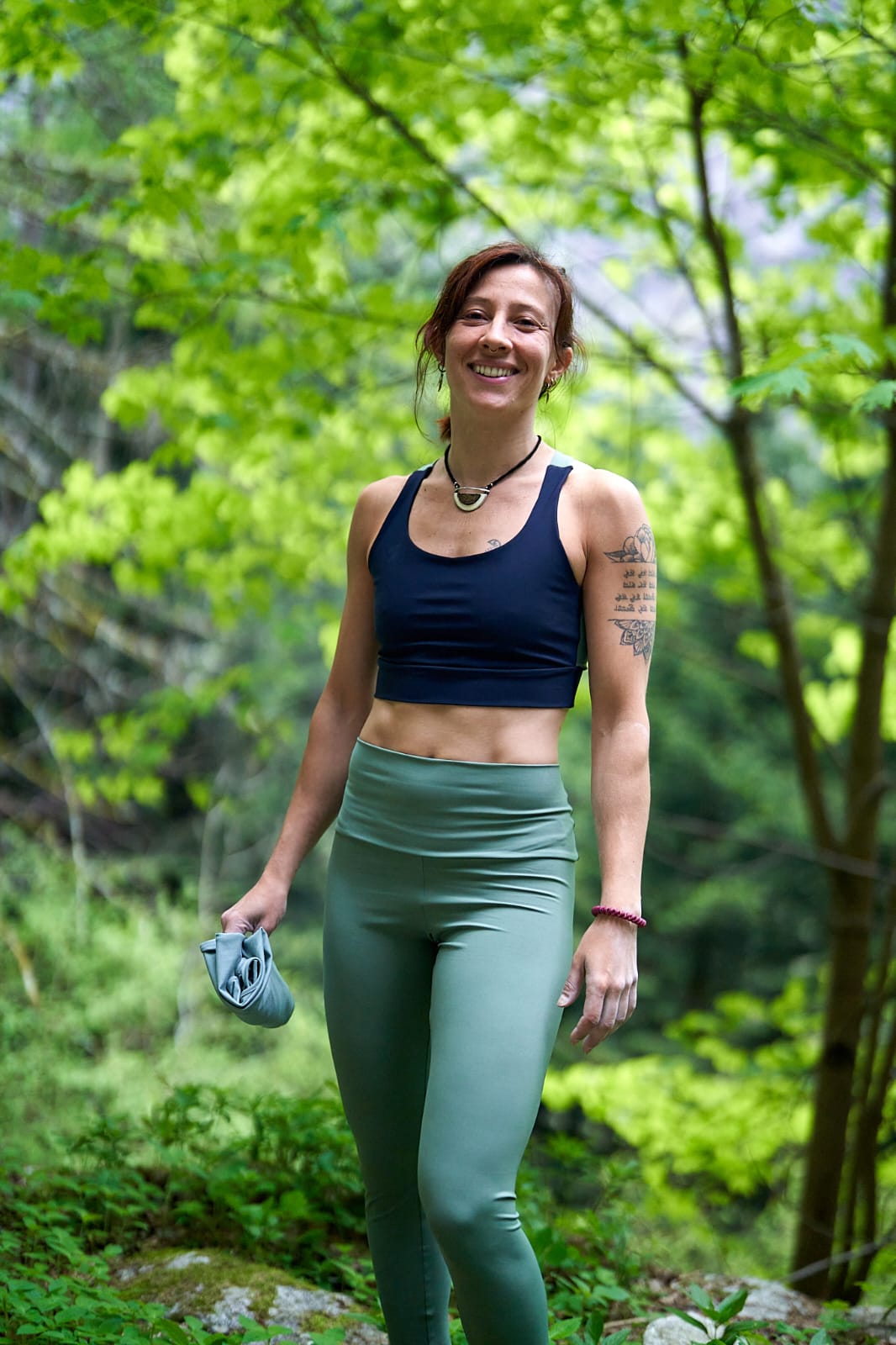 Damen Sport-Top Y - Dunkel Salbeigrün