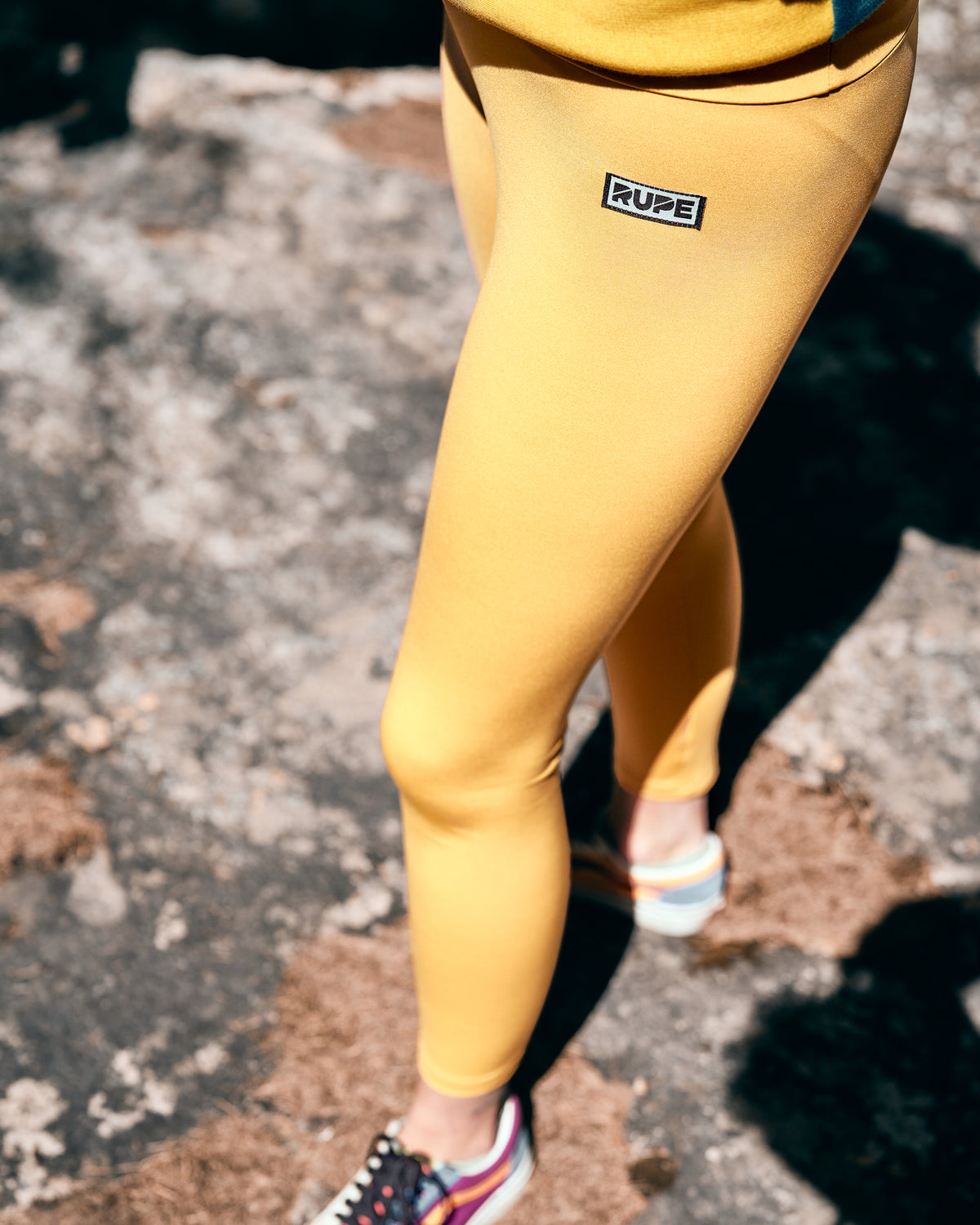 Sport-Leggings mit hohem Bund – Damen